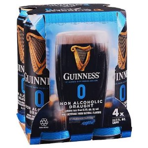 Guinness Draught Zero Non Alcoholic 4pk Cans